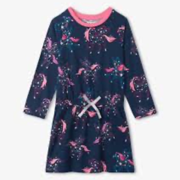 Hatley Pegasus Constellations Drop Waist Dress-Size 7 - Picture 6 of 8